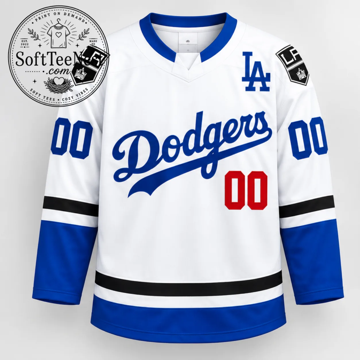 How to Wash a Hockey Jersey – Custom Retro Blue Hockey Jersey