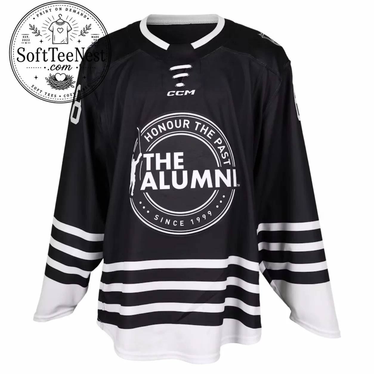 Sweden Hockey Jersey – Retro Black Ice Hockey Shirt
