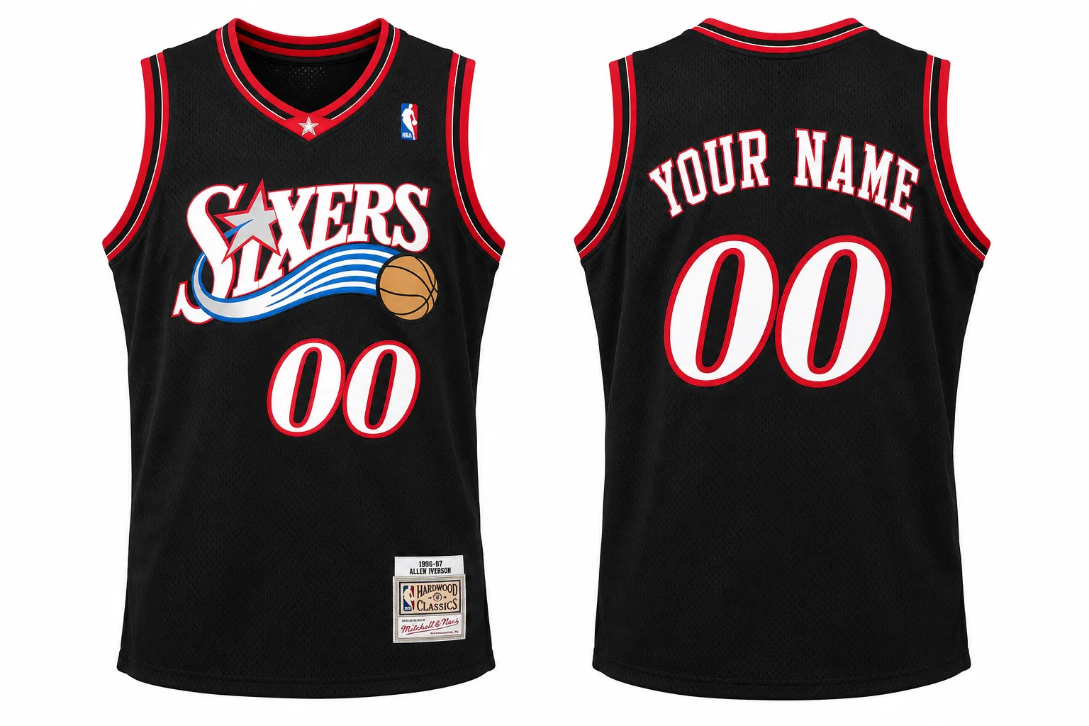 5c0c6e61-16ce-4ab9-a505-ccb3e4599f97 (1) Allen Iverson Jersey – Retro Basketball Jersey, Custom Name & Number – image 2 of 2