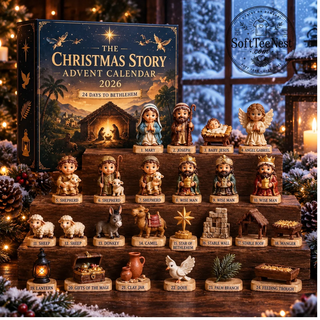 24 Days of Christmas Nativity Advent Calendar – A Meaningful Holiday Countdown
